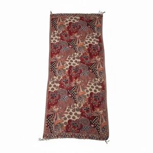 Bohemian Jewel-Tone Paisley Pashmina Scarf / Wrap